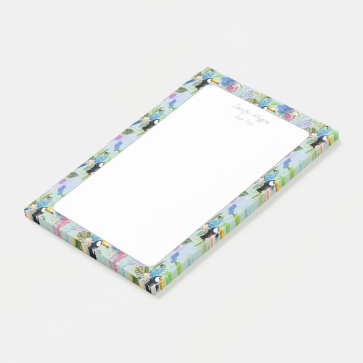 Tropische abstracties post-it® notes (Schuin)