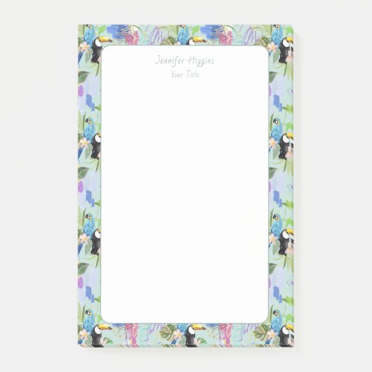 Tropische abstracties post-it® notes (Voorkant)