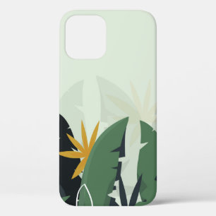 Tropische achtergrond met oerwoud planten. Palmver Case-Mate iPhone Case