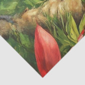 Tropische achtergrond met papegaaien Decoupage Tissuepapier (Detail)