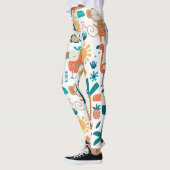 Tropische achtertuin leggings (Links)