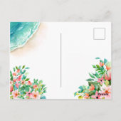 Tropische adreswijziging briefkaart (Achterkant)