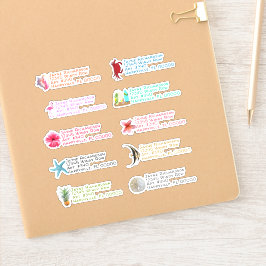 Tropische Afbeeldingen Retouradresstickers Sticker