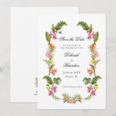 Tropische afbraak niet-foto opslaan datum kaart (Voorkant / Achterkant)