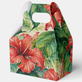 Tropische afdruk bedankdoosjes