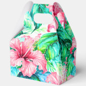 Tropische afdruk bedankdoosjes (Achterkant)