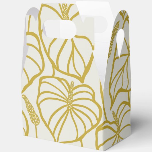 Tropische afdruk bedankdoosjes (Open)