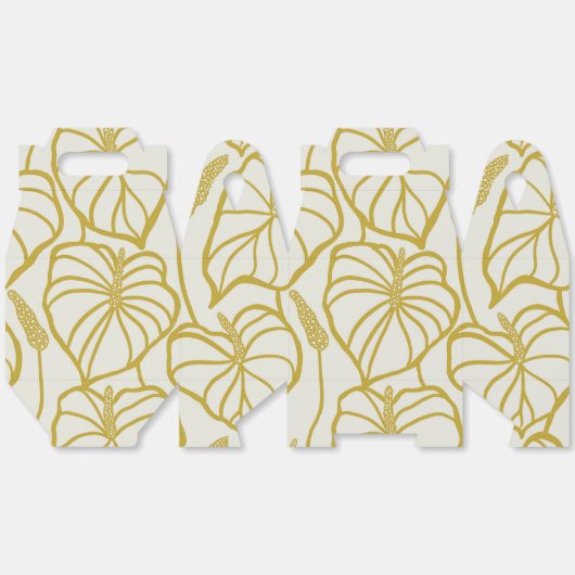 Tropische afdruk bedankdoosjes (Ongevouwen)