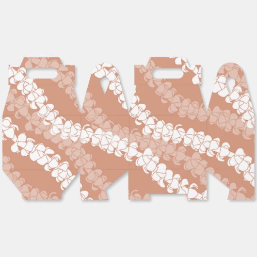 Tropische afdruk bedankdoosjes (Ongevouwen)