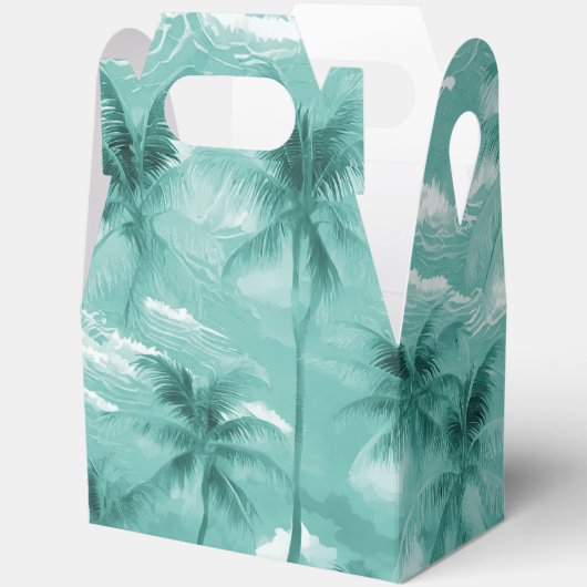 Tropische afdruk bedankdoosjes (Open)