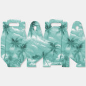 Tropische afdruk bedankdoosjes (Ongevouwen)