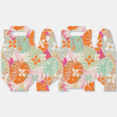 Tropische afdruk bedankdoosjes (Ongevouwen)