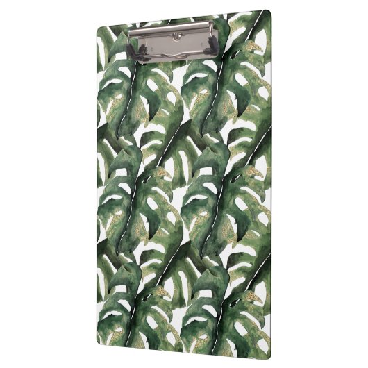 Tropische afdruk in waterverf klembord (Links)