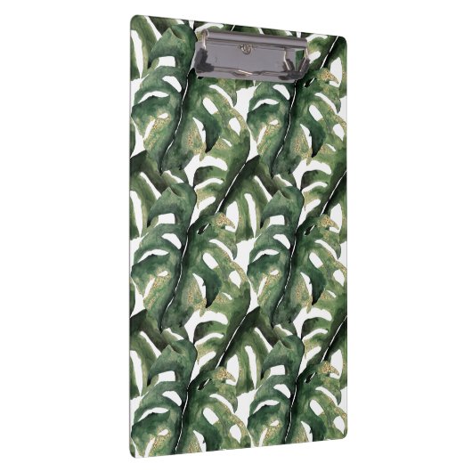 Tropische afdruk in waterverf klembord (Rechts)