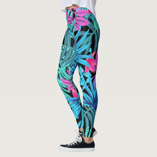 Tropische afdrukken leggings (Links)