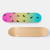 Tropische afdrukken skateboard (Horizontaal)