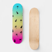 Tropische afdrukken skateboard (Voorkant)