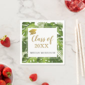 Tropische afstuderen Party gepersonaliseerde serve Servet (Insitu)