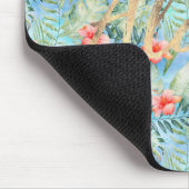 Tropische alfa hibiscus bloemig muismat (Hoek)