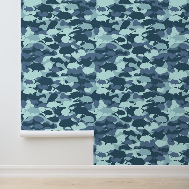 Tropische alfa print behang (Applicatie)
