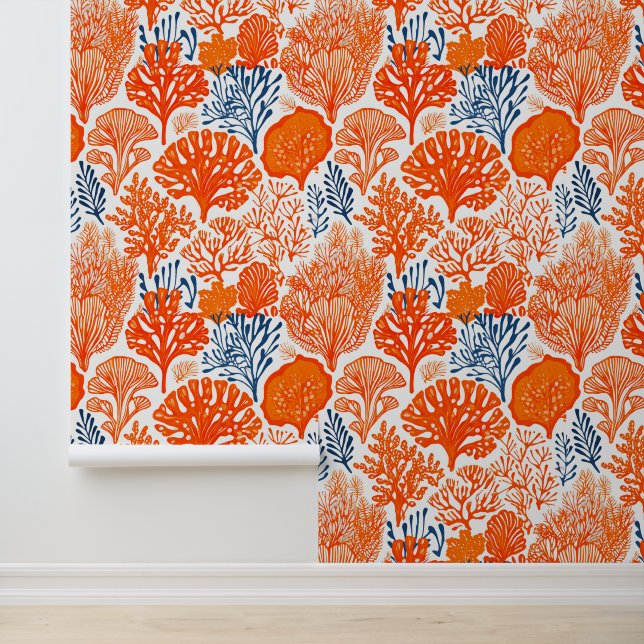 Tropische alfa print behang (Applicatie)