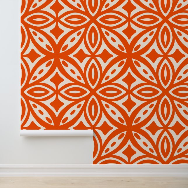 Tropische alfa print behang (Applicatie)
