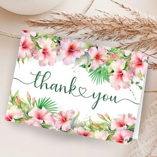 Tropische Aloha Baby Shower Vouw Dankkaart Bedankkaart