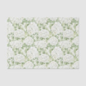 Tropische Aloha Beach Hydrangea Bloemen Huwelijk Tissuepapier (Voorkant)