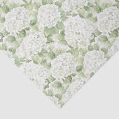 Tropische Aloha Beach Hydrangea Bloemen Huwelijk Tissuepapier (Detail)