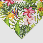Tropische Aloha exotische Oerwouden bloemen Tissuepapier (Detail)