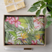 Tropische Aloha exotische Oerwouden bloemen Tissuepapier (Geschenk)