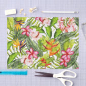 Tropische Aloha exotische Oerwouden bloemen Tissuepapier (Craft)