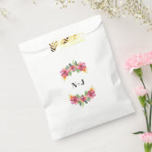 Tropische Aloha Flowers Floral Botanical Wedding Bedankzakje (Gezegeld)