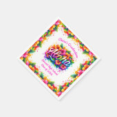 Tropische Aloha Grad Luau Feest Papieren Servetten (Hoek)