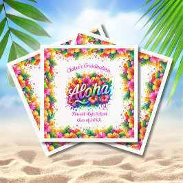 Tropische Aloha Grad Luau-feestservetten Servet