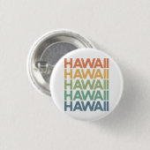 Tropische Aloha Hawaï Vacatie, strand Ronde Button 3,2 Cm (Voorkant /achterkant)