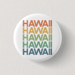 Tropische Aloha Hawaï Vacatie, strand Ronde Button 3,2 Cm
