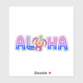 Tropische Aloha Hawaiian Zee Turtle Sticker (Vel)