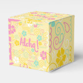 Tropische Aloha - Levendig zomerfeest decor Bedankdoosjes (Voorkant Zijde)