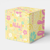 Tropische Aloha - Levendig zomerfeest decor Bedankdoosjes (Achterkant)