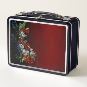 Tropische Aloha Retro Lunchbox