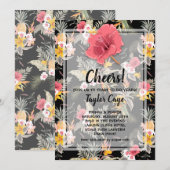 Tropische anananas Black Birthday-uitvindingen (Voorkant / Achterkant)