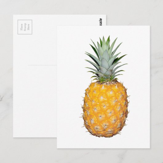 Tropische anananas briefkaart (Voorkant / Achterkant)