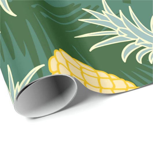 Tropische anananas cadeaupapier (Rol Hoek)