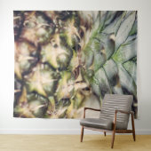 Tropische anananas fotografie achtergrond wandkleed (In Situ (horizontaal))