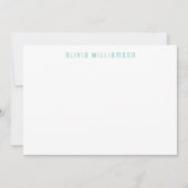 Tropische anananas gepersonaliseerd notitiekaartje (Voorkant)