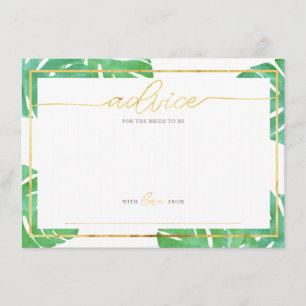 Tropische anananas Gold Advice-Kaarten Informatiekaartje