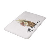  tropische anananas Hibiscus Floral Aloha Badmat (Gekanteld)