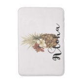  tropische anananas Hibiscus Floral Aloha Badmat (Voorkant Verticaal)