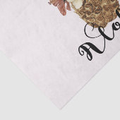  tropische anananas Hibiscus Floral Aloha Tissuepapier (Detail)